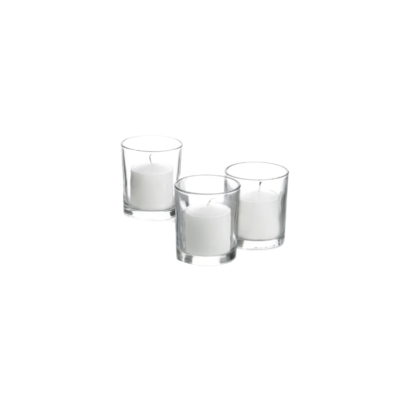 clear votives