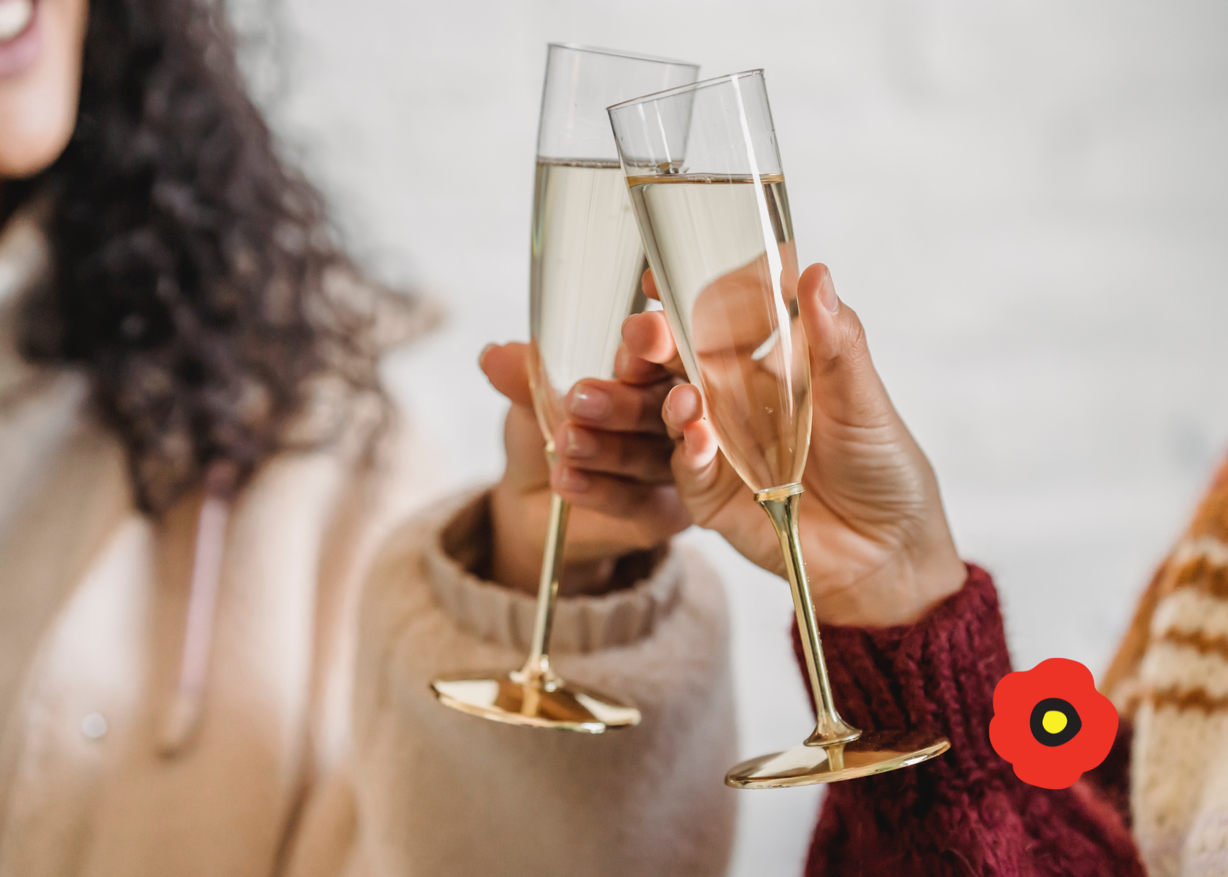Celebrate with Champagne or Prosecco at the The Poppy Georgetown Guesthouse and Gardens in Washington DC Packages available at our hotel in Washington DC