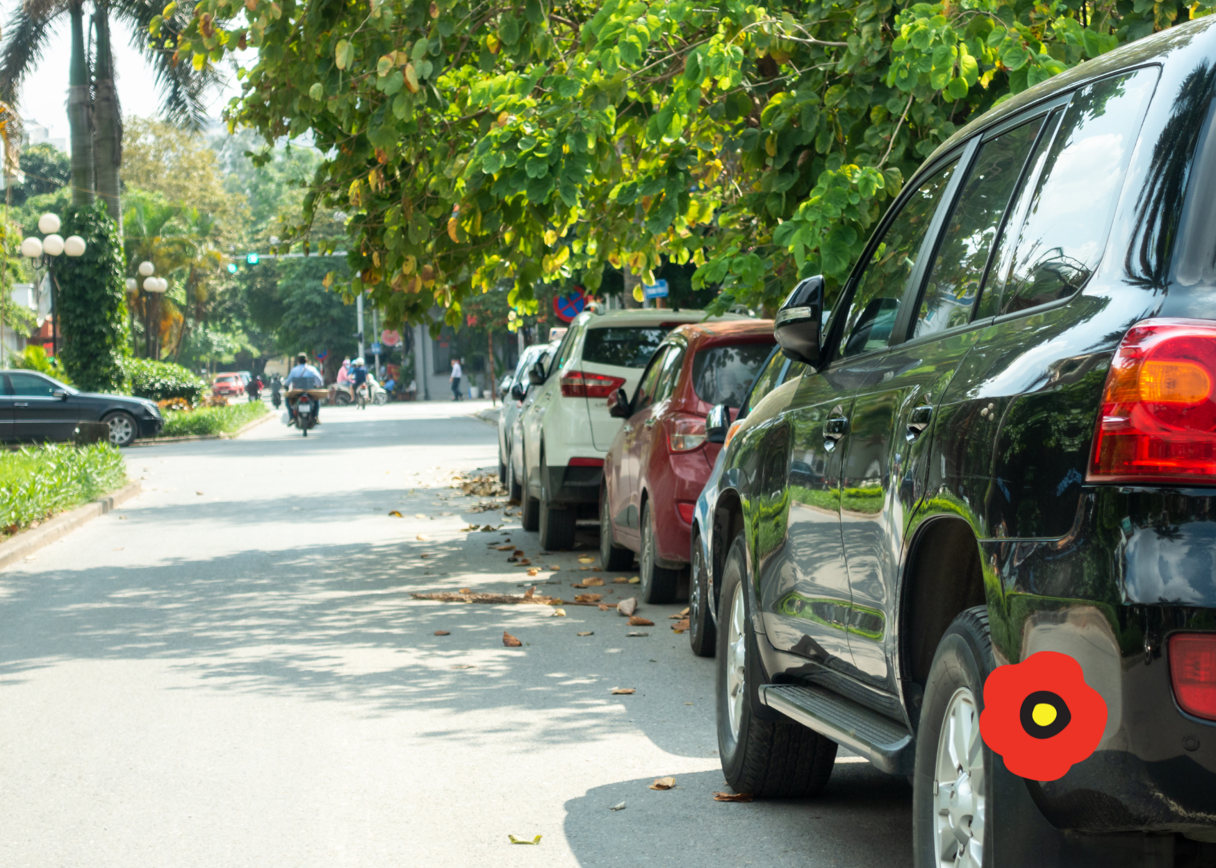 Parking options available at The Poppy Georgetown Guesthouse and Gardens in Washington DC Parking in Georgetown