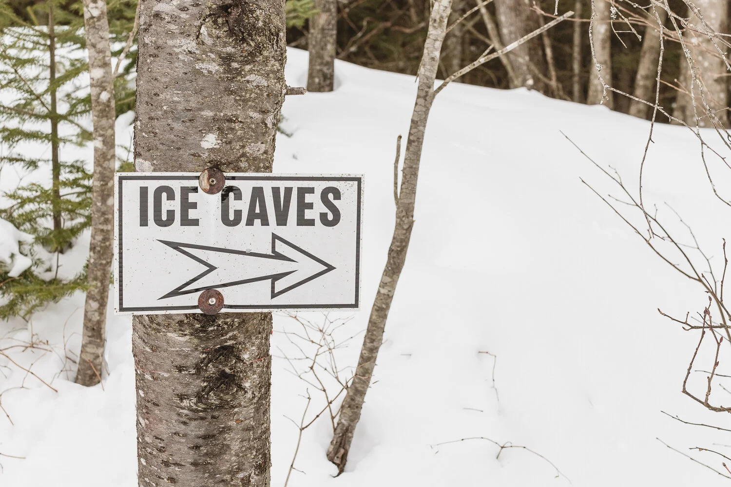 A New Brunswick Winter Hike: The Midland Ice Caves