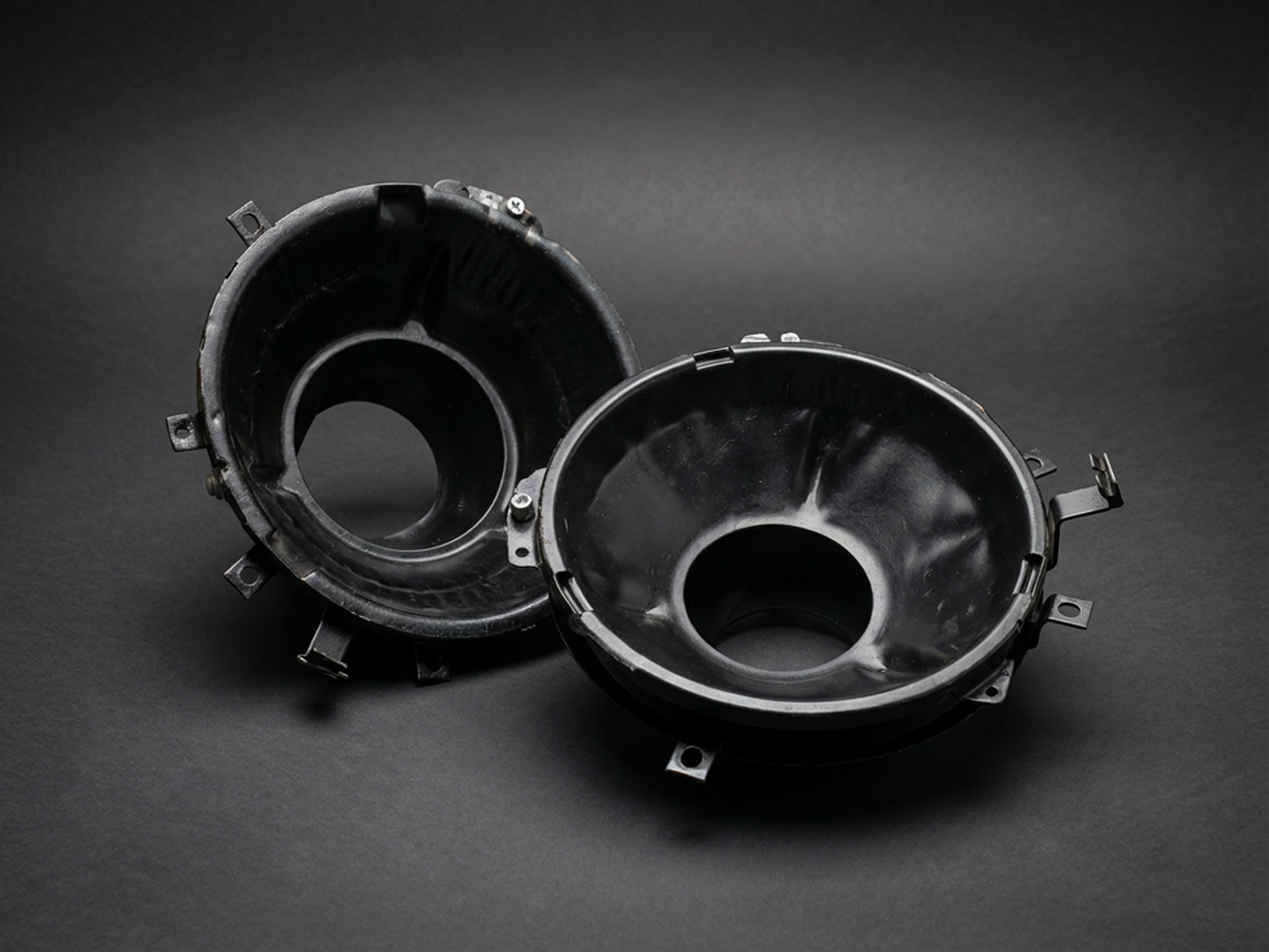 Restored Headlight Buckets (Round or Rectangular) – Jeep Wagoneer, Cherokee & J-Truck (1963–1991)