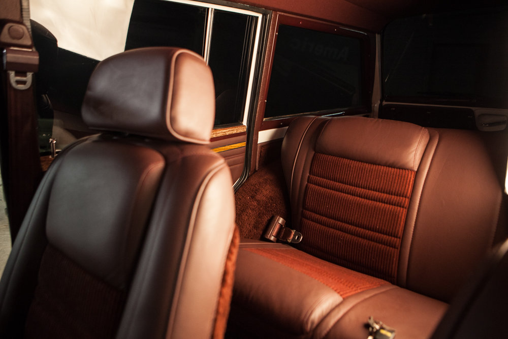 Burdy Grand Wagoneer Upholstery Jeepheritage Com - Jeep Grand Wagoneer Leather Seat Covers