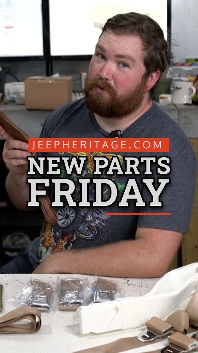 Road-Certified Factory Fit Seat Belts for Classic Jeep Wagoneer, Cherokee, & J Truck (1963–1991)