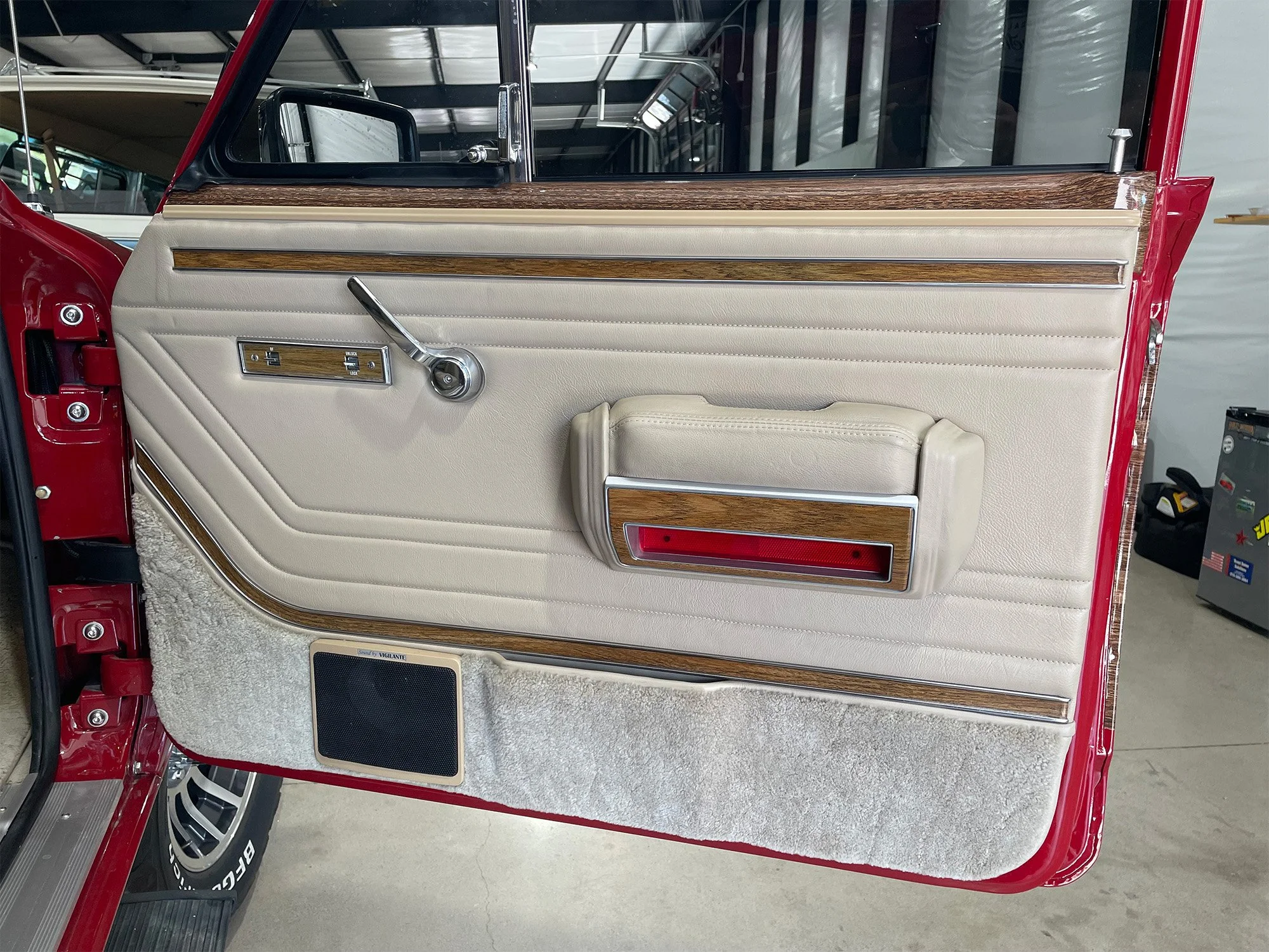 Original Grand Wagoneer Interior Woodgrain Door Trim – Used OEM
