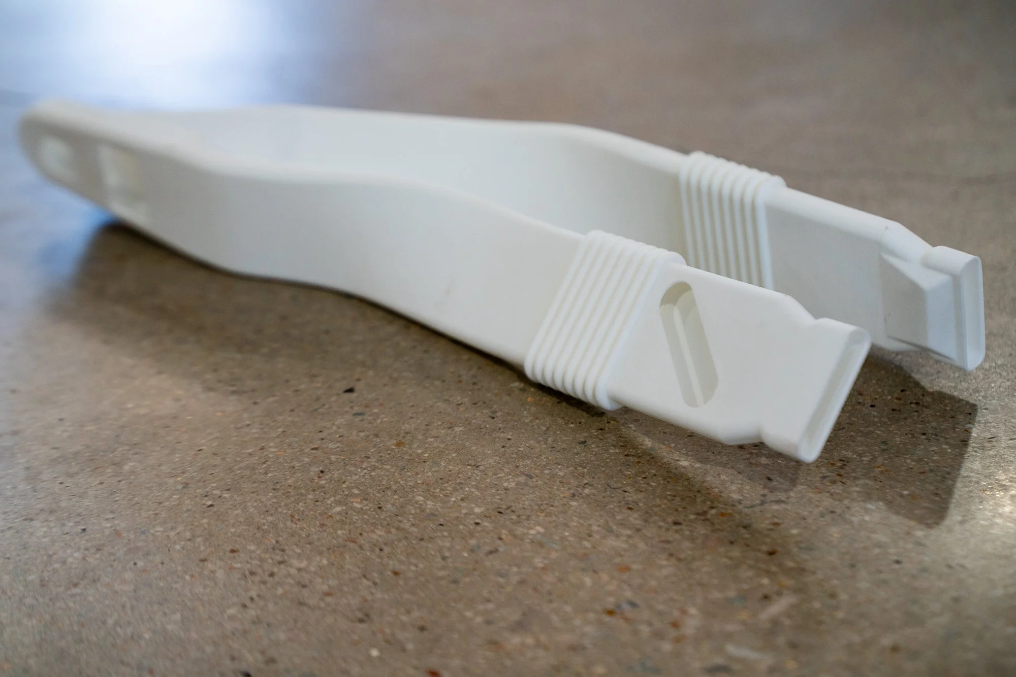 Jeep Wagoneer seat belt sleeve – raw 3D-printed finish ready for paint color matching
