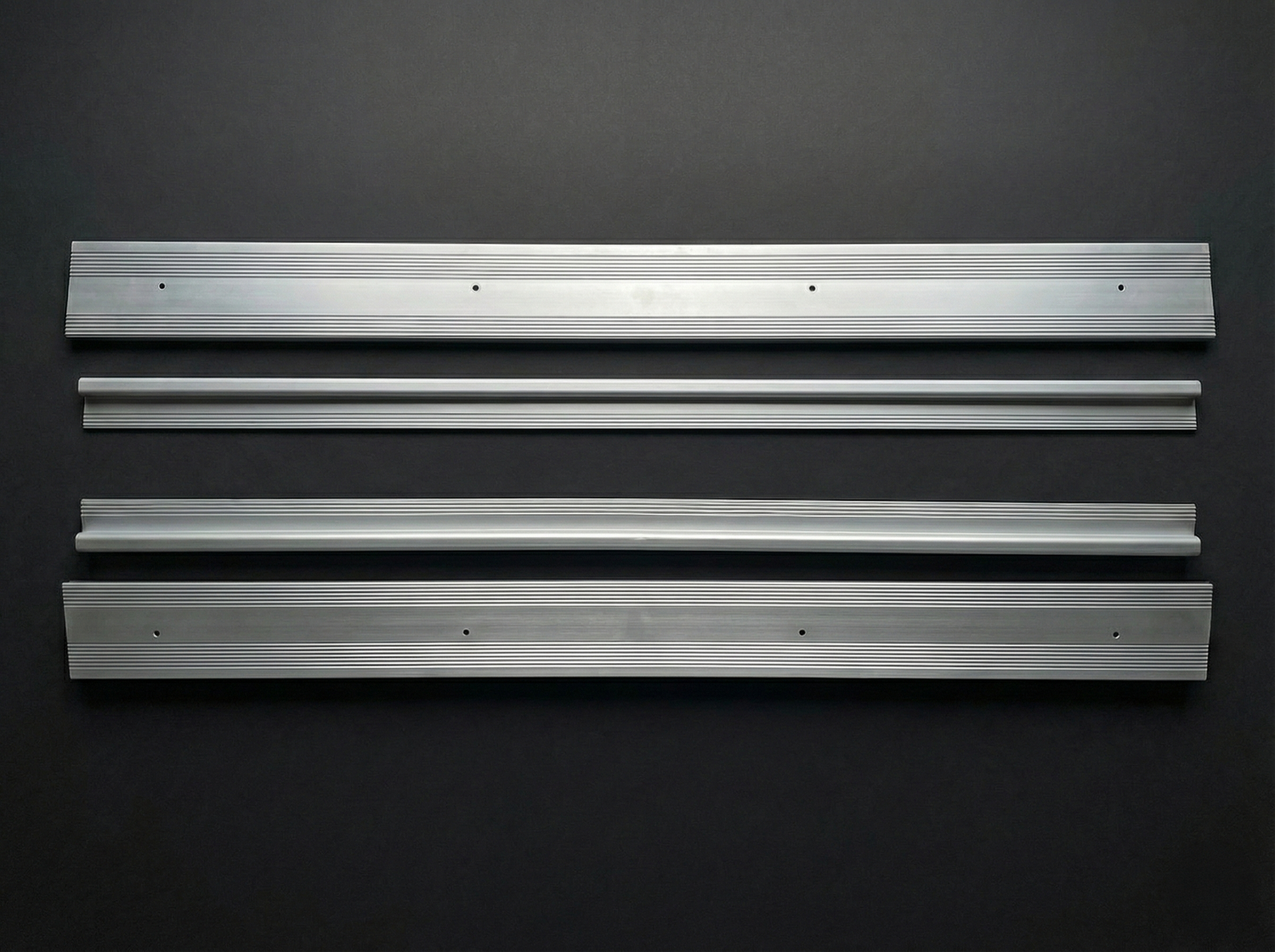 Aluminum Door Scuff Plate Set for Jeep Wagoneer, Cherokee & J