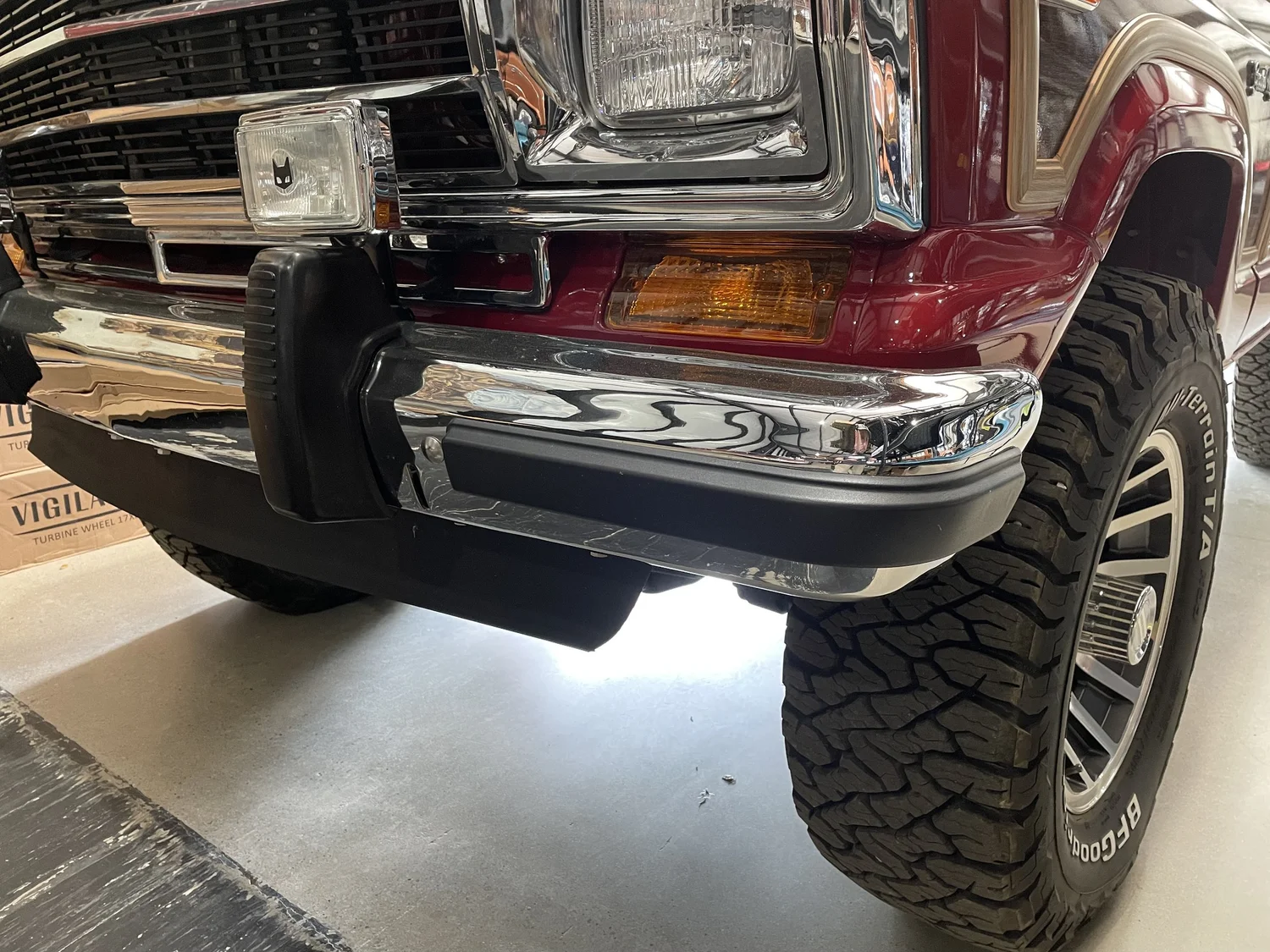1979–1991 Jeep SJ Front Chrome Bumper | Single-Piece OEM Style