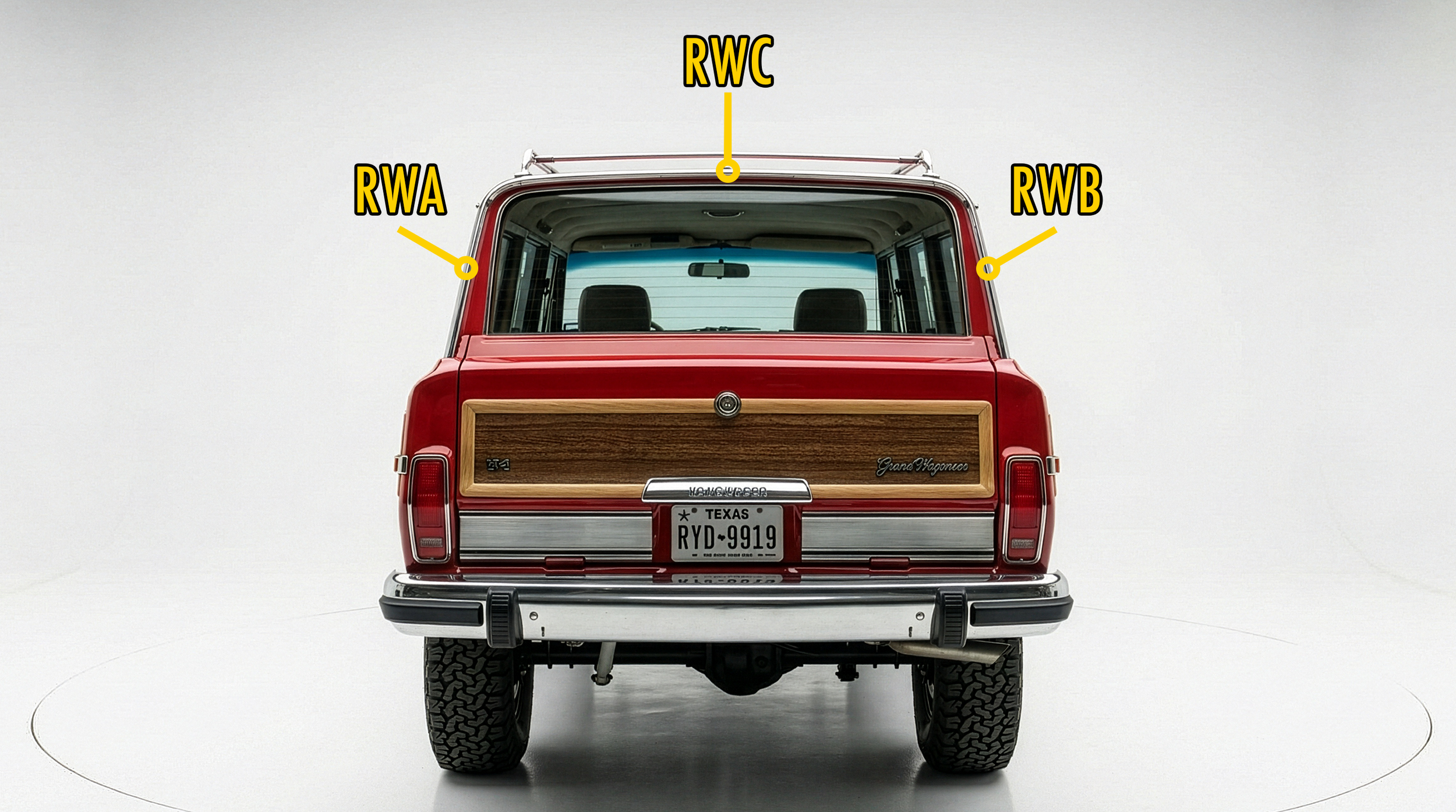 Rear Window Trim – Jeep Wagoneer & Grand Wagoneer (1963–1991)