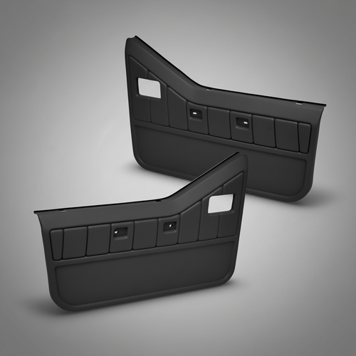 JÄGER CRAFT DESIGN Main Panel C Jeep YJ & CJ Half Door Panels | Replacement Interior Panel Set