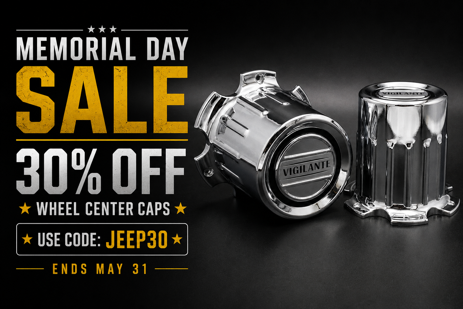 Vigilante Jeep Wheel Center Cap – Fits Classic FSJ Wheels