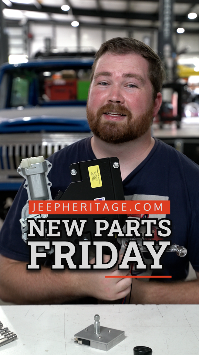 All-Metal Power Window Upgrade Conversion Kit for Full-Size Jeeps (63–91)