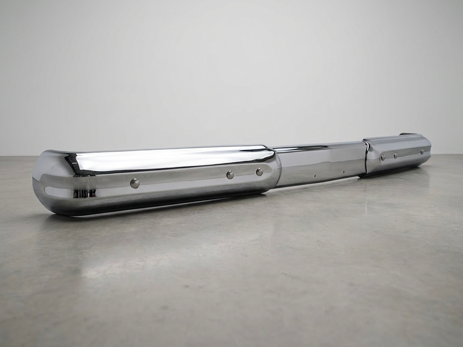 Pre-1979 Jeep SJ 3-Piece Front Chrome Bumper | Triple-Plated