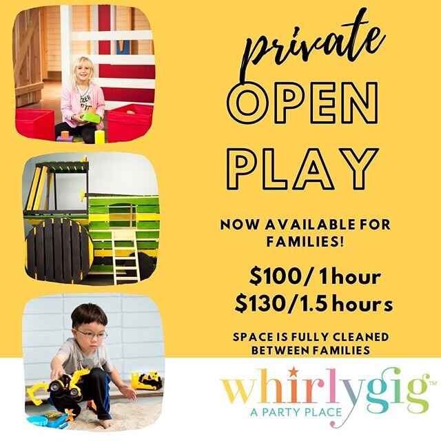 Did you hear? 🔆 Are you enjoying our space this week? ⛱We are loving seeing so many happy faces prance in and out of our space again. 🎨Kids and happy and parents are happy. 😃 link in our bio to signup for your families spot!