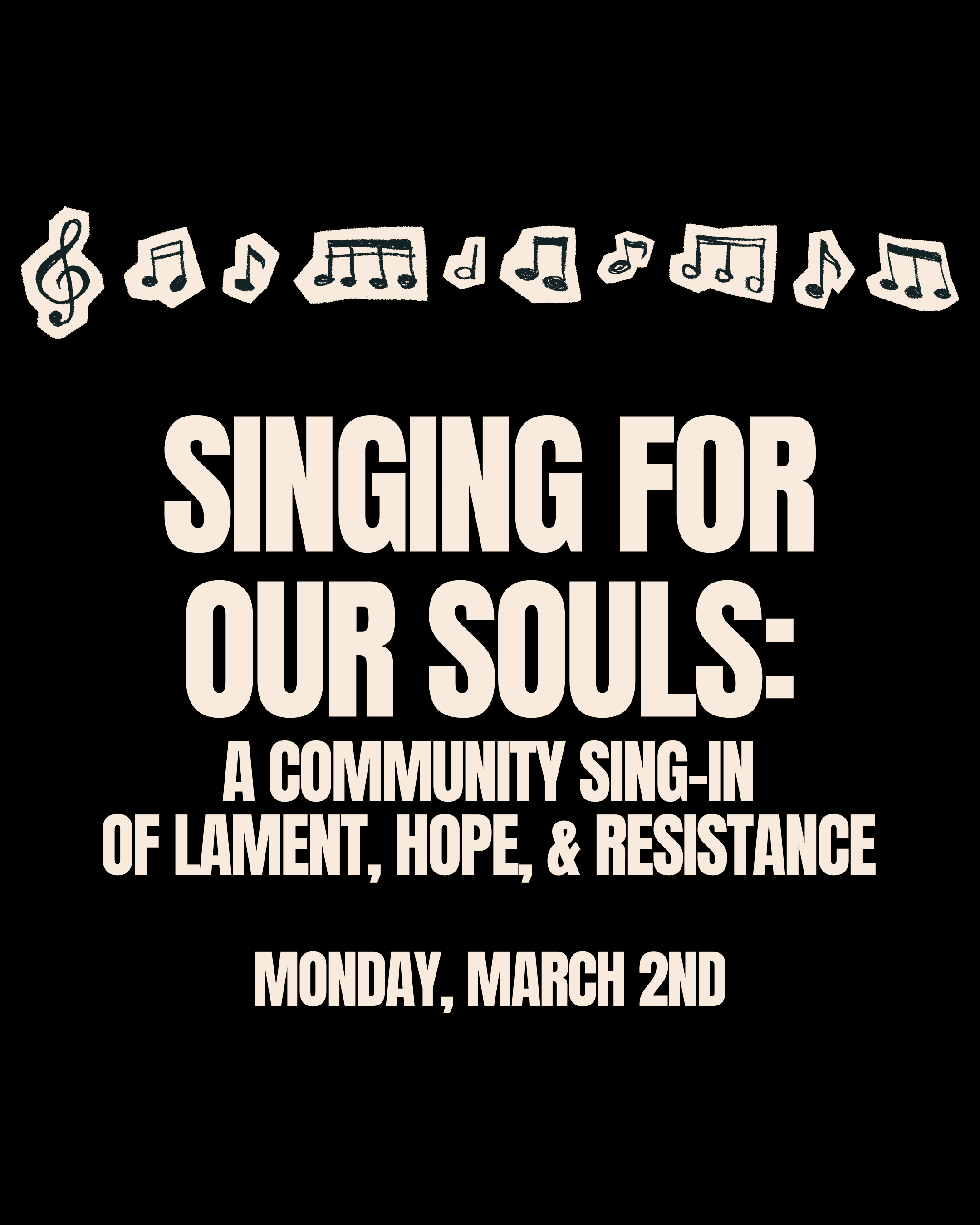 Singing for Our Souls (Community Sing-In)