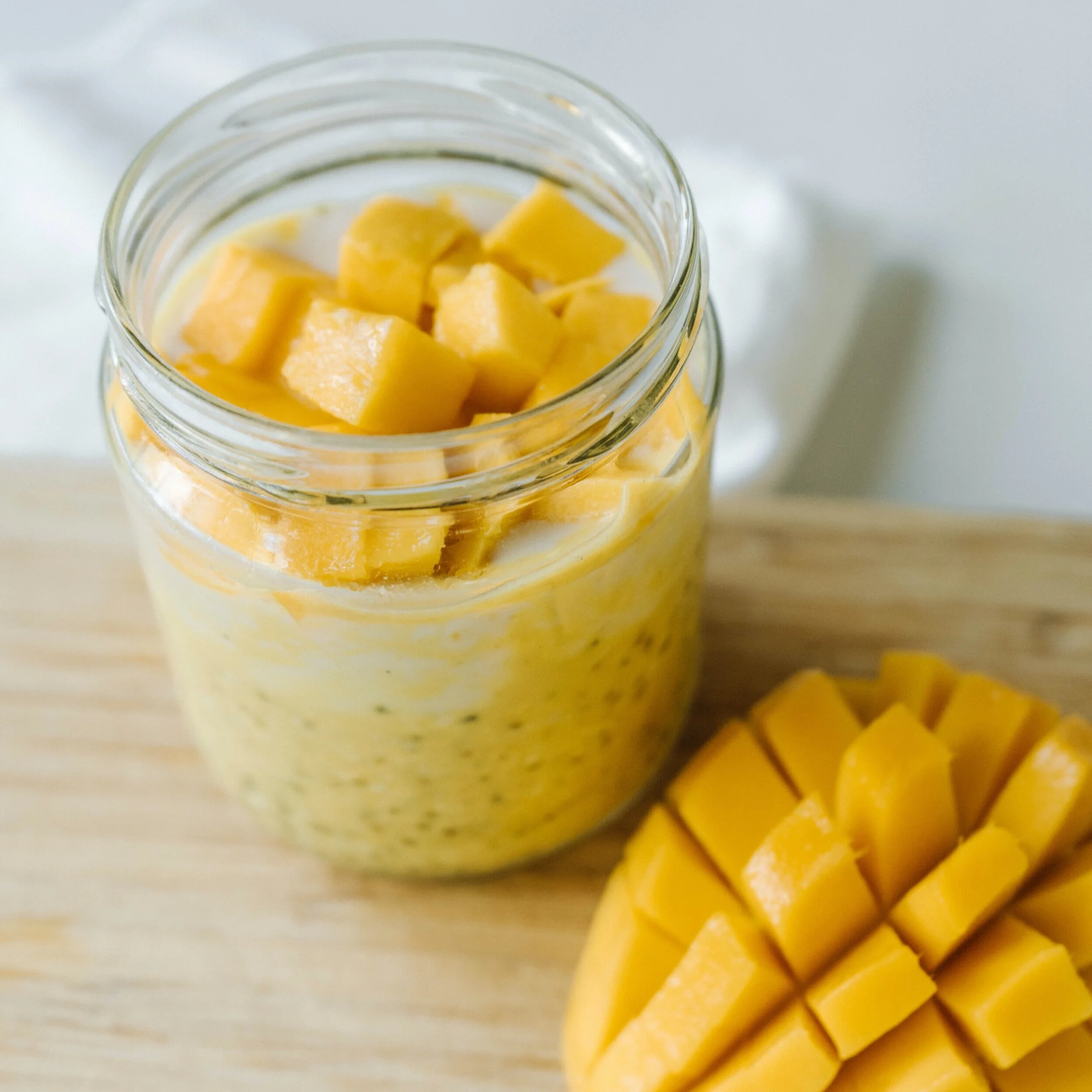 Mango Turmeric Overnight Oats
