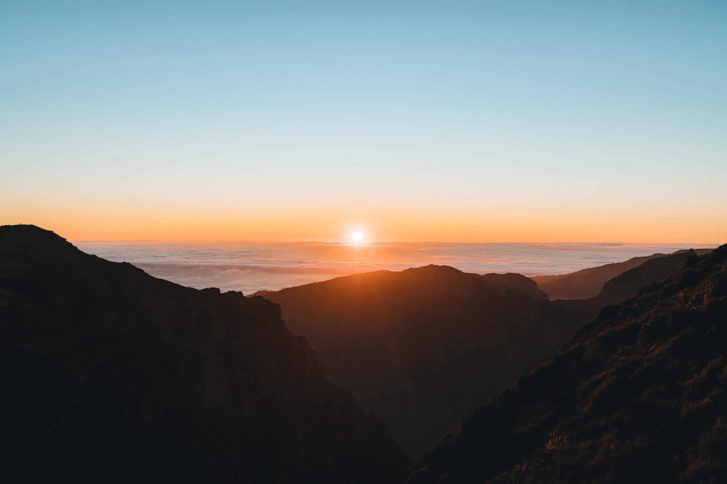 First time I ever saw a sunset above the clouds. It was majestic. Sony A7R III + SEL35F14Z