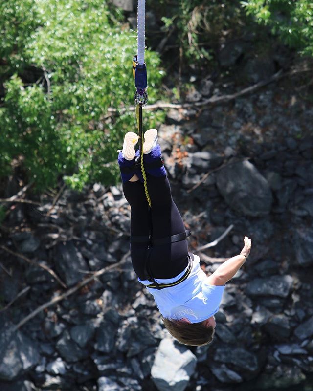 Ever wonder what it&rsquo;s like to hurl yourself off of a 130ft high bridge? I did my best to sum up my experience bungee jumping (and maybe even convince you to do it?!) on the blog! Click the link in my bio to read all about it! There may even be 