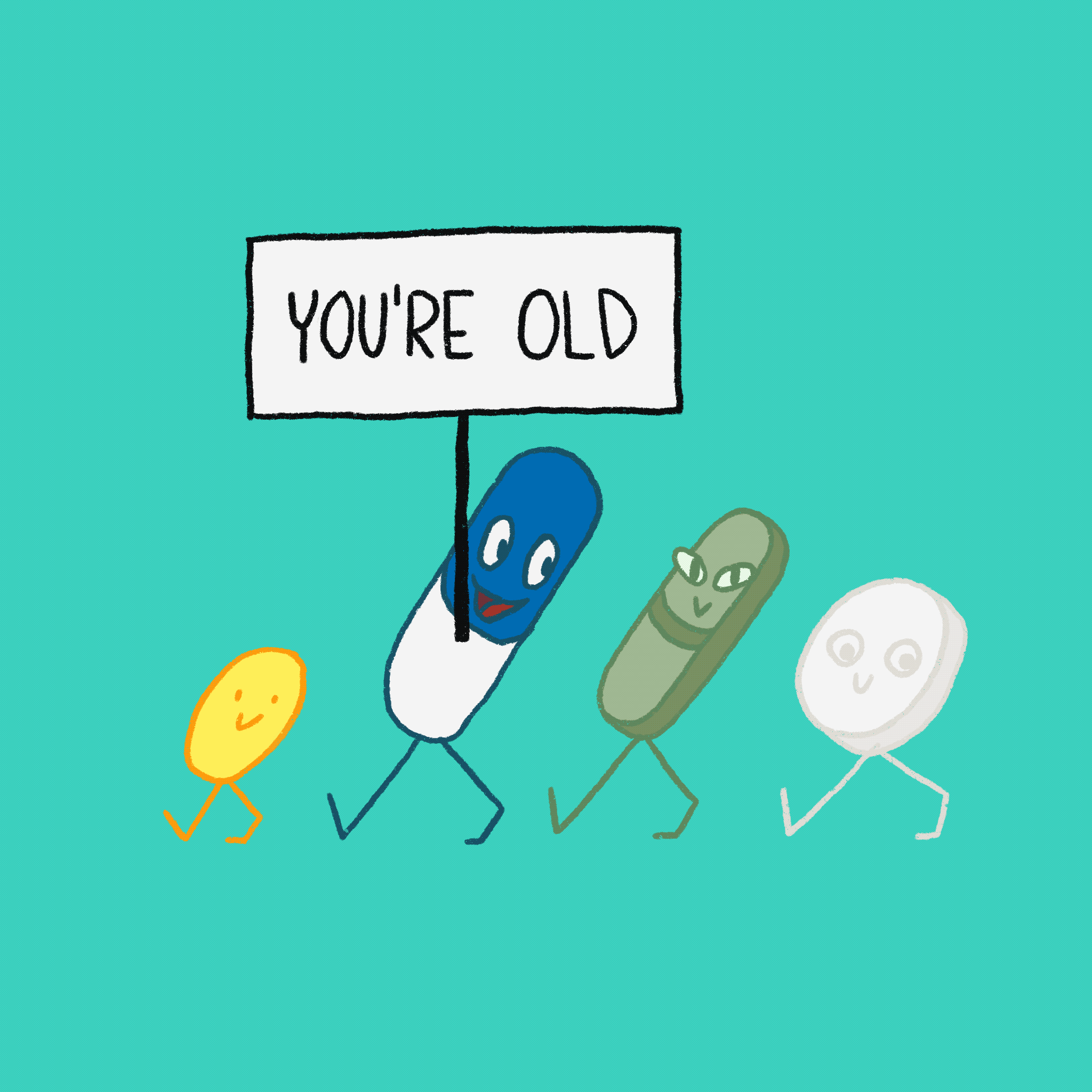 You're Old - GIF — DANGERTAM