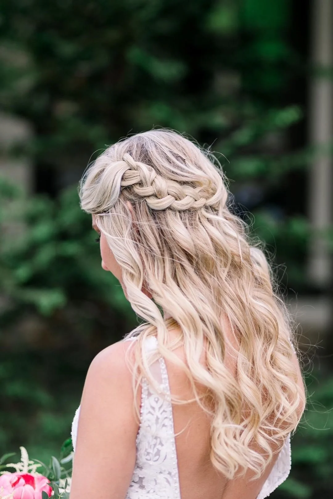  Wedding hair styling by Hayley Worley in Asheville, North Carolina. Photo by  Amber Hatley Photography . 