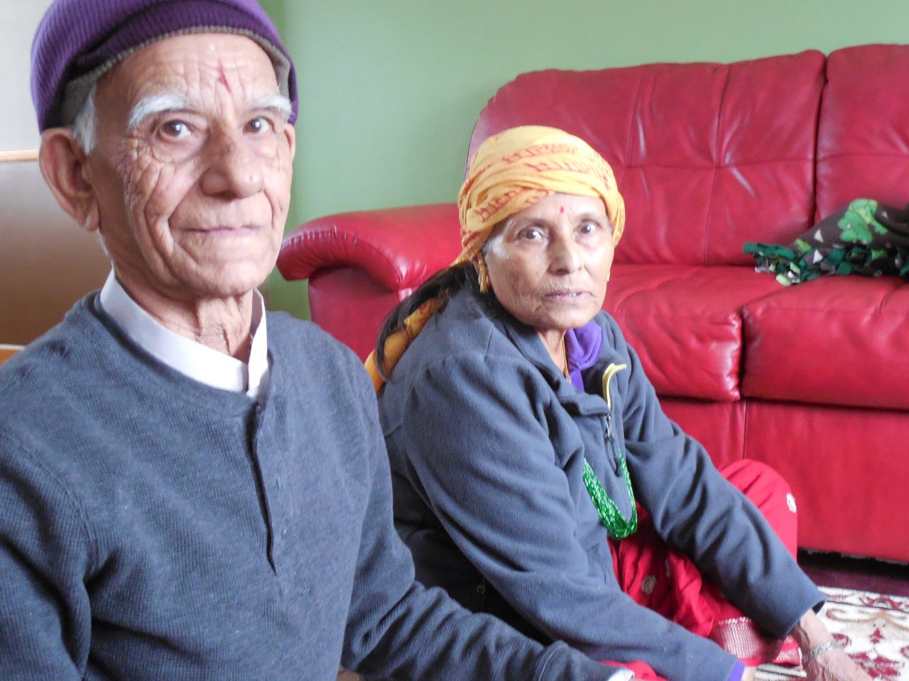 Ganga married Jashoda through an arranged marriage, which is custom in Bhutan. Ganga and Jashoda had five sons and two daughters while living on their ten-acre farm in Bhutan, before they were forced to leave the country. They have been married 63 years.