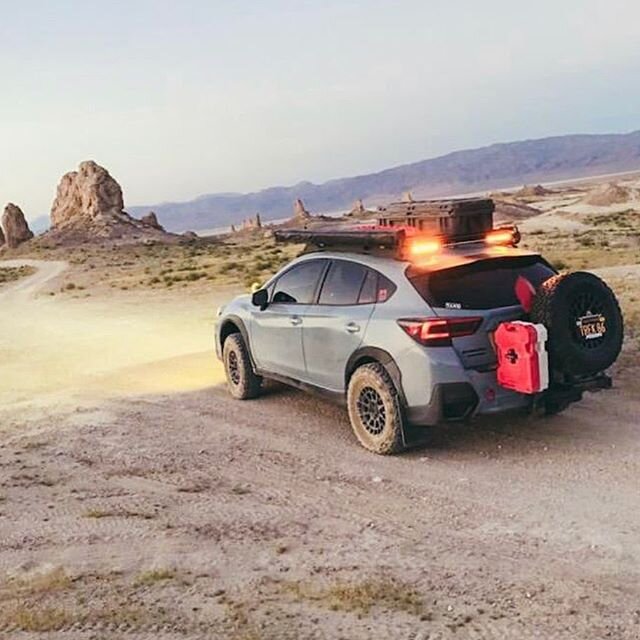 Adventures are like a dream you might come across a landscape you only see in far places like this @trekk_86 knows where to find it! 👀😎🖖👁🍻 @rigidarmor #outdoor #adventures #overlanding #inspiration  #desert #offlimits #subaru #crosstrek #outback