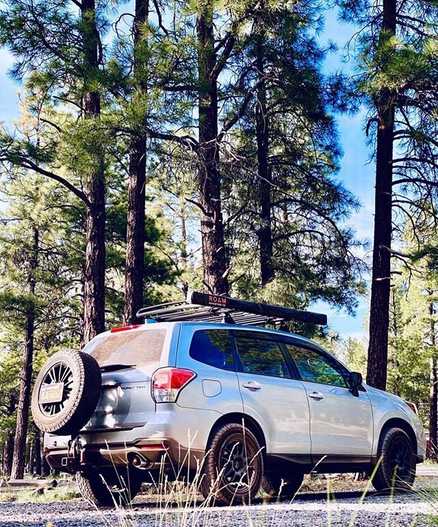Here is prime subaru forester with our spare tire carrier from @rigidarmor in Sedona, AZ over the weekend enjoying a good time outdoors overlanding always great when you can get away 📸 @sjfoz62  for the great pic ! 👁🔥✌️