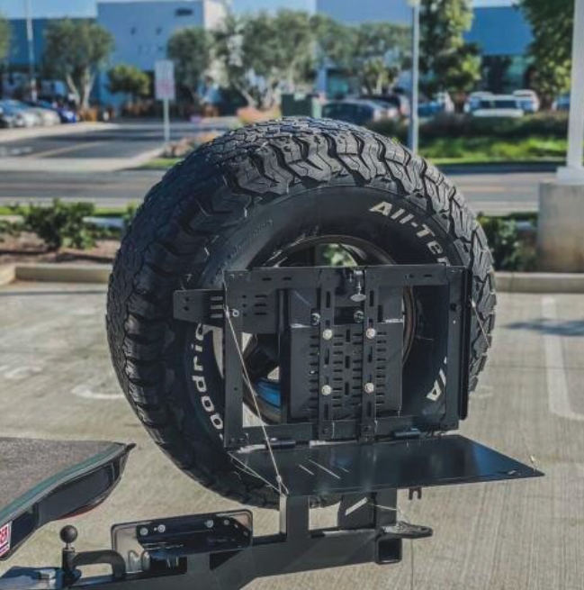 hitch mounted swingout carrier — Rigid Armor