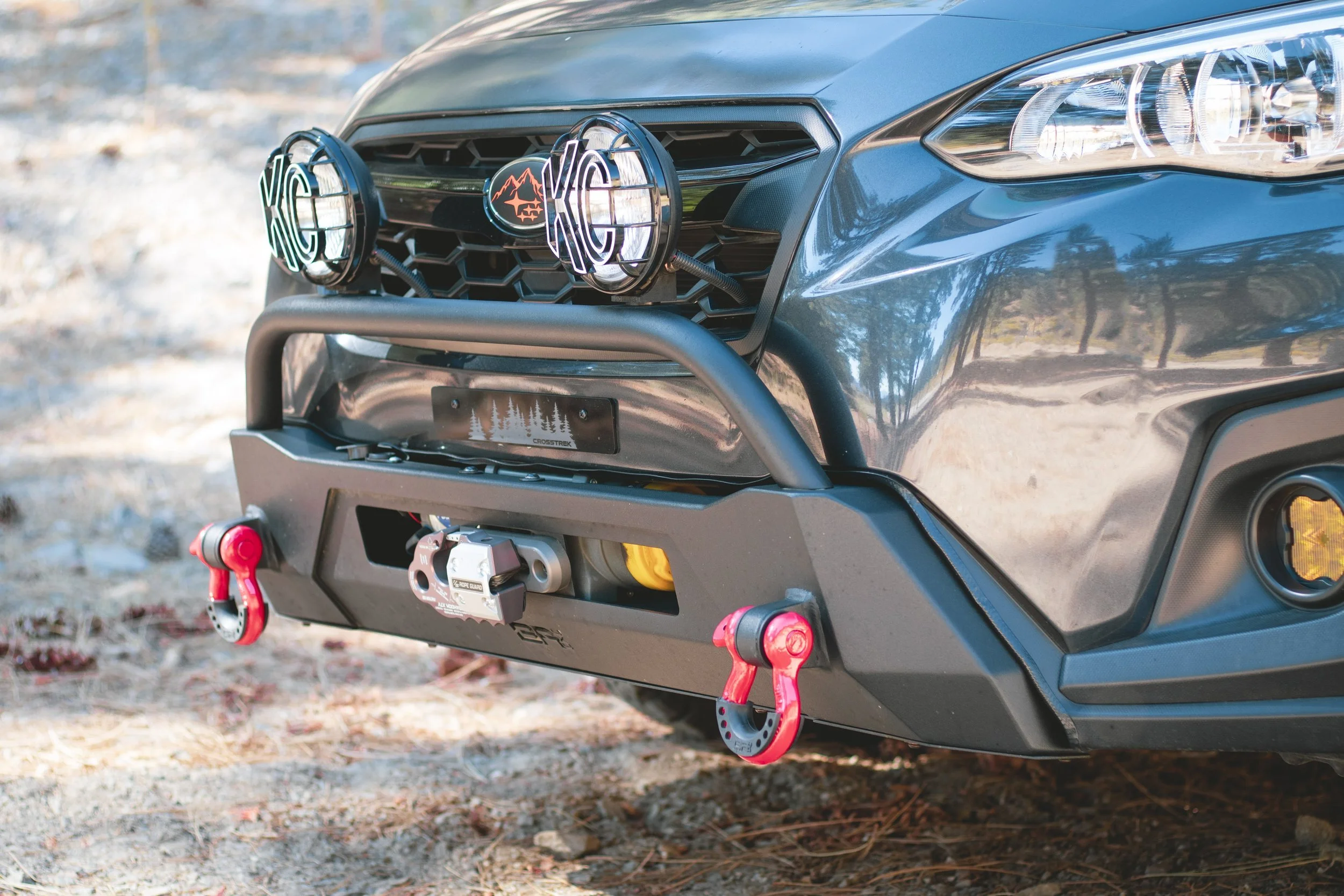 Body Armor 4x4: Subaru Crosstrek (2018-2022) HiLine Front Winch Bumper