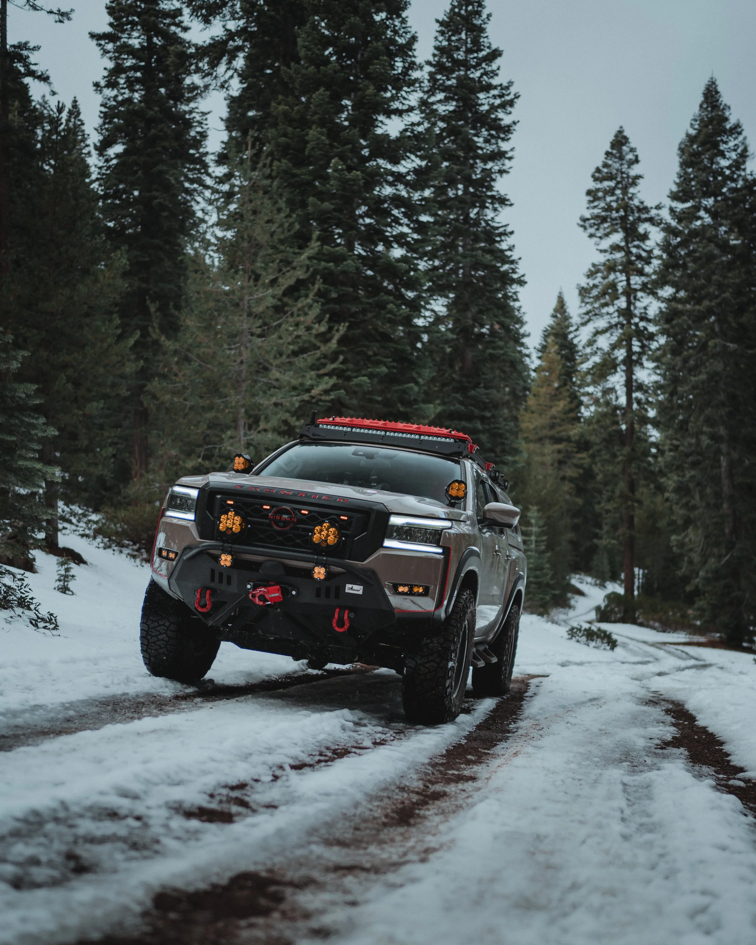 Nissan Frontier Swing-Out Tire Carrier Side