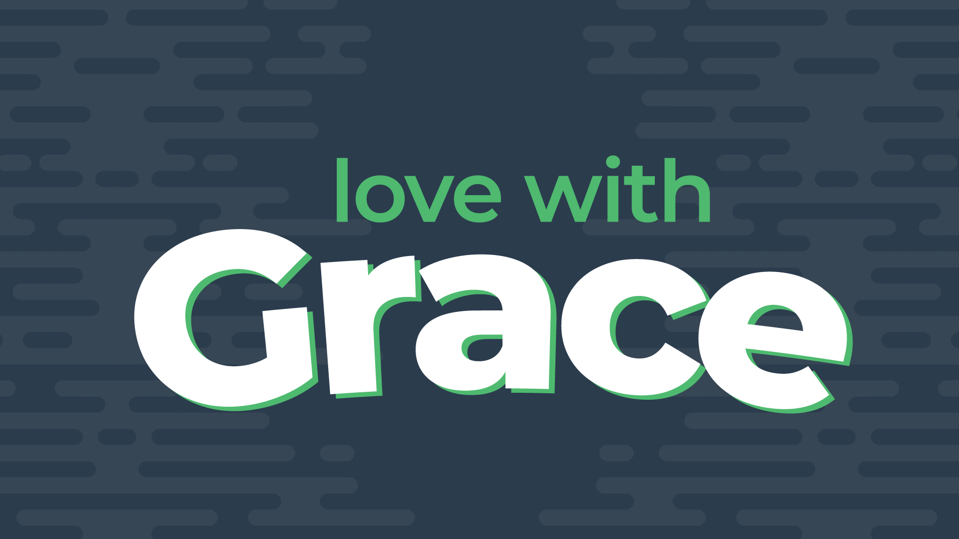 Grace is given, not earned - 09/29/19