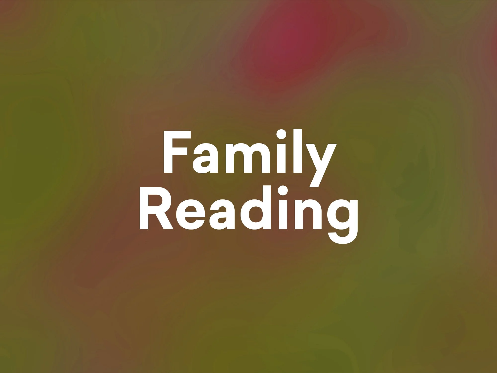 Family Reading
