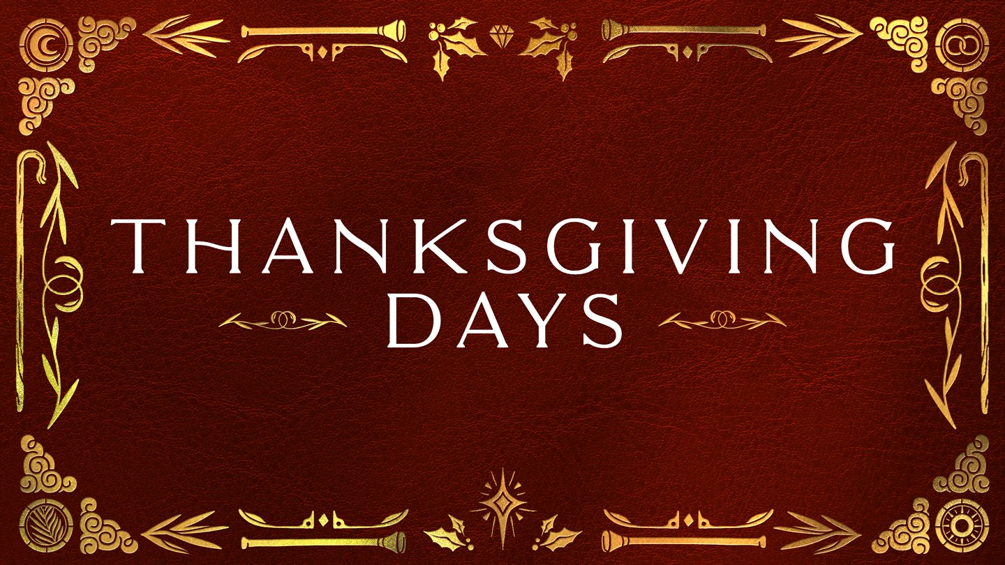 Thanksgiving Days | One Day 2025