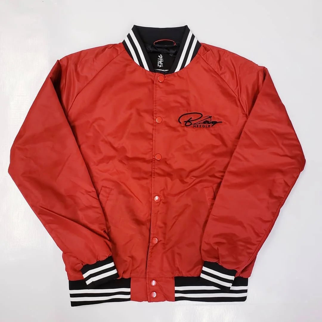  Red Bomber Jacket