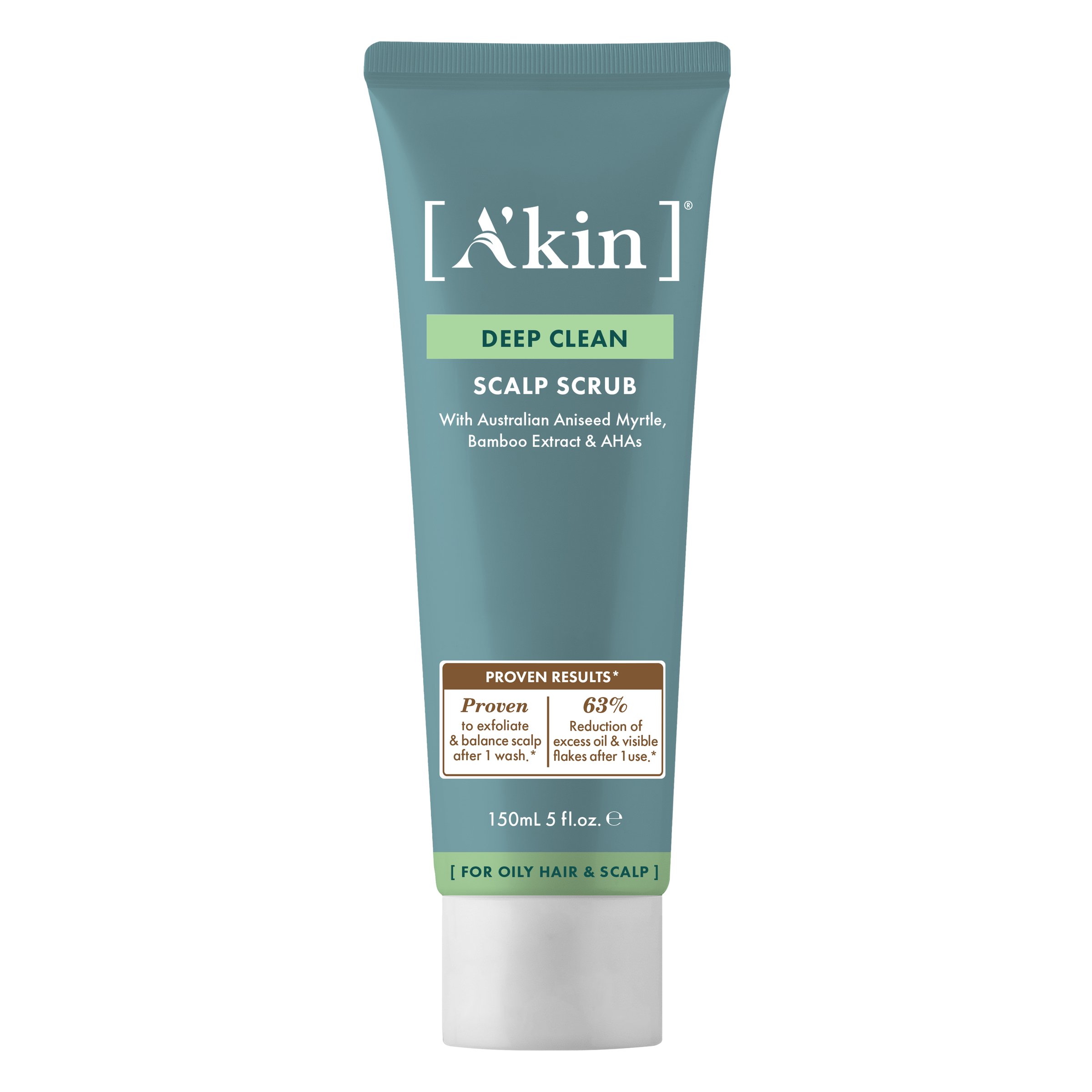 A'kin Deep Clean Scalp Scrub 150ml RRP$23.99.jpg