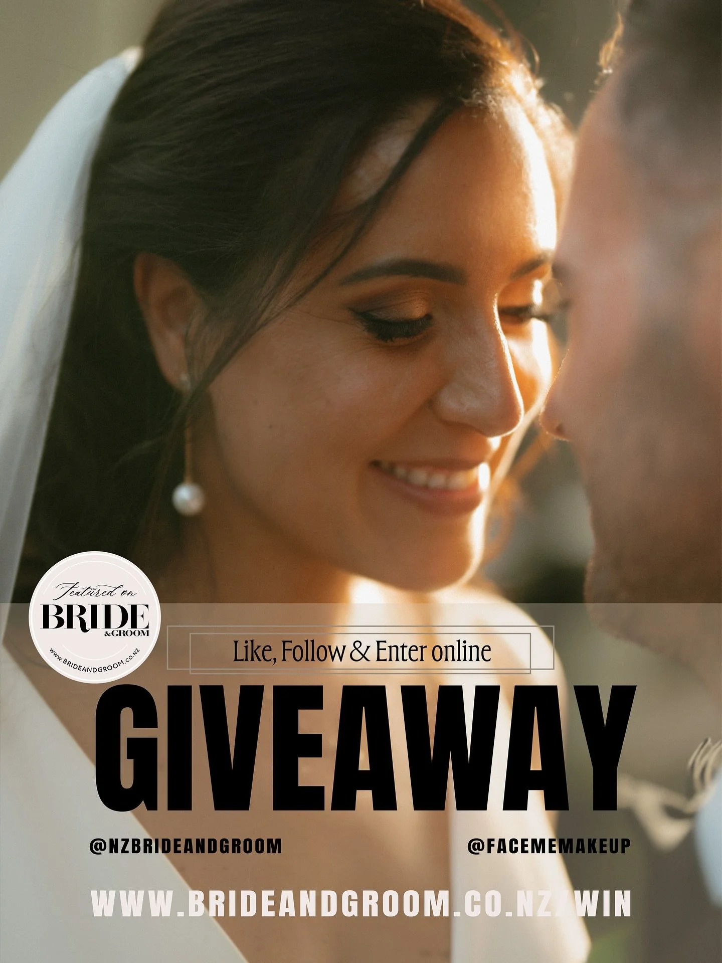 WIN 🤍 NEW GIVEAWAY // Enter Now! The experienced team at Face Me Makeup &amp; Hair&nbsp;team will create your perfect look for your wedding day,&nbsp;enhancing your style and ensuring you feel stunning and confident.&nbsp;We have an amazing @facemem