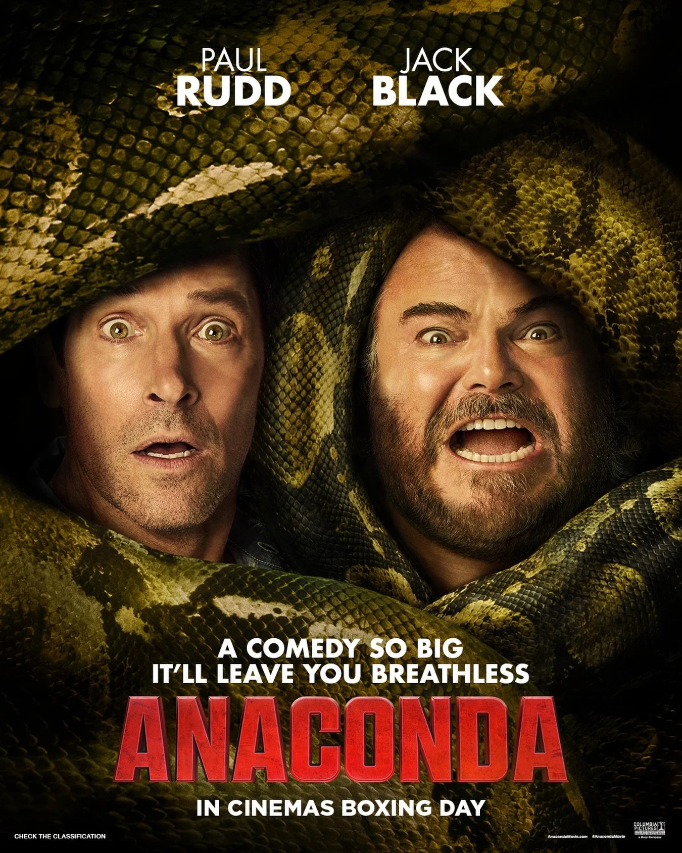 WIN 🎬🍿 GIVEAWAY // Get ready for the wildest comedy of the holidays &mdash; ANACONDA, starring Paul Rudd and Jack Black! Thanks to @sonypictures.nz we&rsquo;re giving away in-season double passes so you can catch all the chaos on the big screen.  A