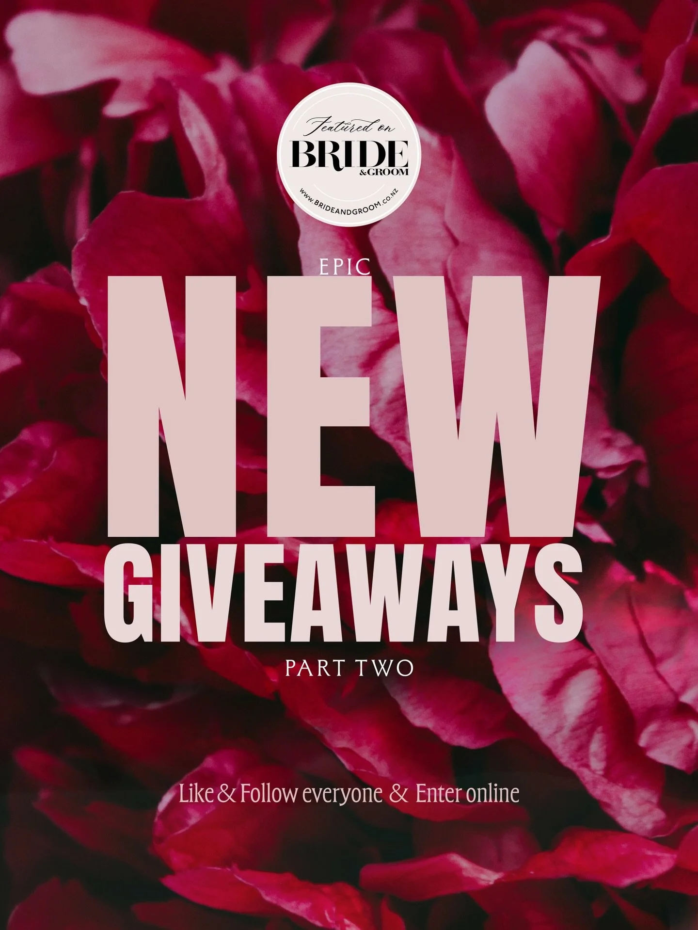 🎉 WIN // NEW GIVEAWAYS ARE LIVE ✨ Celebrate the most magical time of year &mdash; 🎄Christmas, summer weddings, and engagement season &mdash; with our latest giveaways 🤍 We&rsquo;ve teamed up with incredible wedding vendors and top brands to bring 
