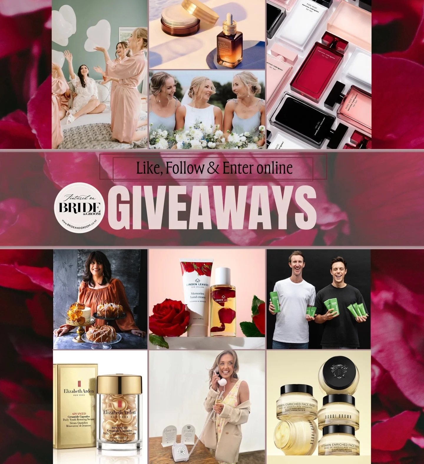 🎉 WIN // NEW GIVEAWAYS ✨&hearts;️ Celebrate the most magical time of year &mdash; Christmas, summer weddings, and engagement season &mdash; with Part Two of our latest giveaways 💕
We&rsquo;ve teamed up with incredible wedding vendors and top brands