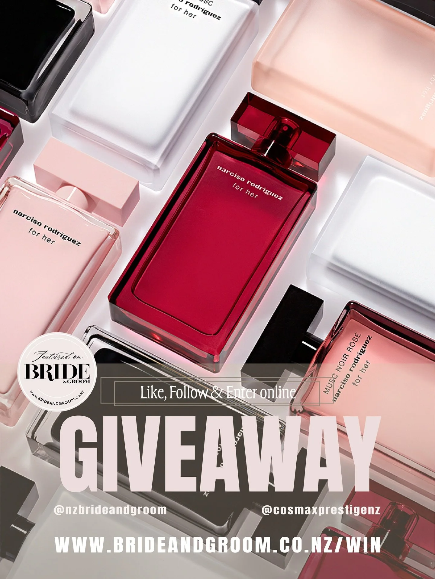 WIN // NEW GIVEAWAY ✨ Ready to find your new signature scent? We&rsquo;ve teamed up with @cosmaxprestigenz - NZ&rsquo;s leaders in luxury beauty, to give six lucky winners the ultimate fragrance upgrade! Whether you&rsquo;re dreaming of a romantic Va