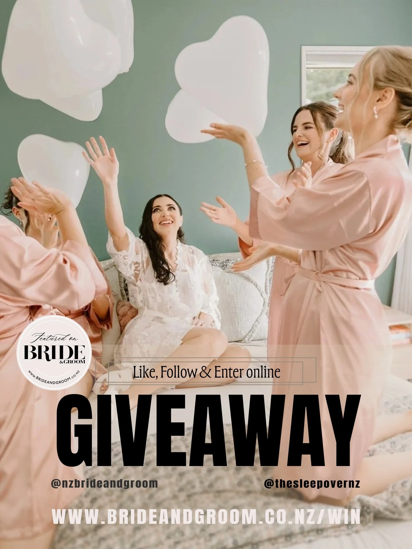 WIN // NEW GIVEAWAY 🤍 ✨  Perfect for the night before or while getting ready on the big day, @thesleepovernz luxurious robes and pyjamas are designed to suit any wedding theme and photograph beautifully. Add a personal touch with embroidered names, 