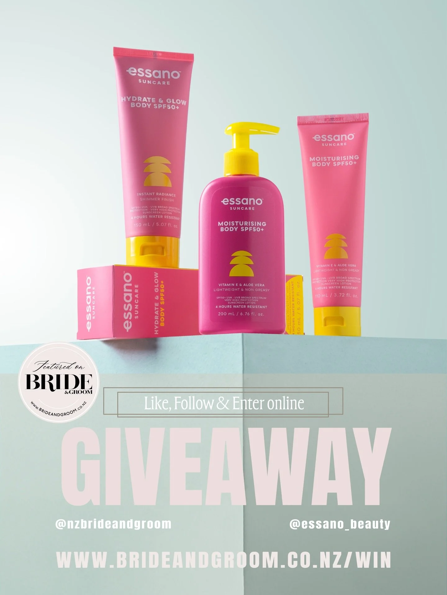 WIN // GIVEAWAY ALERT ☀️@essano_beauty has officially entered the suncare category with a powerful new range that blends high-performance protection with the skincare benefits Kiwis love.&nbsp;Think&nbsp;hydrated, illuminated and protected skin that 