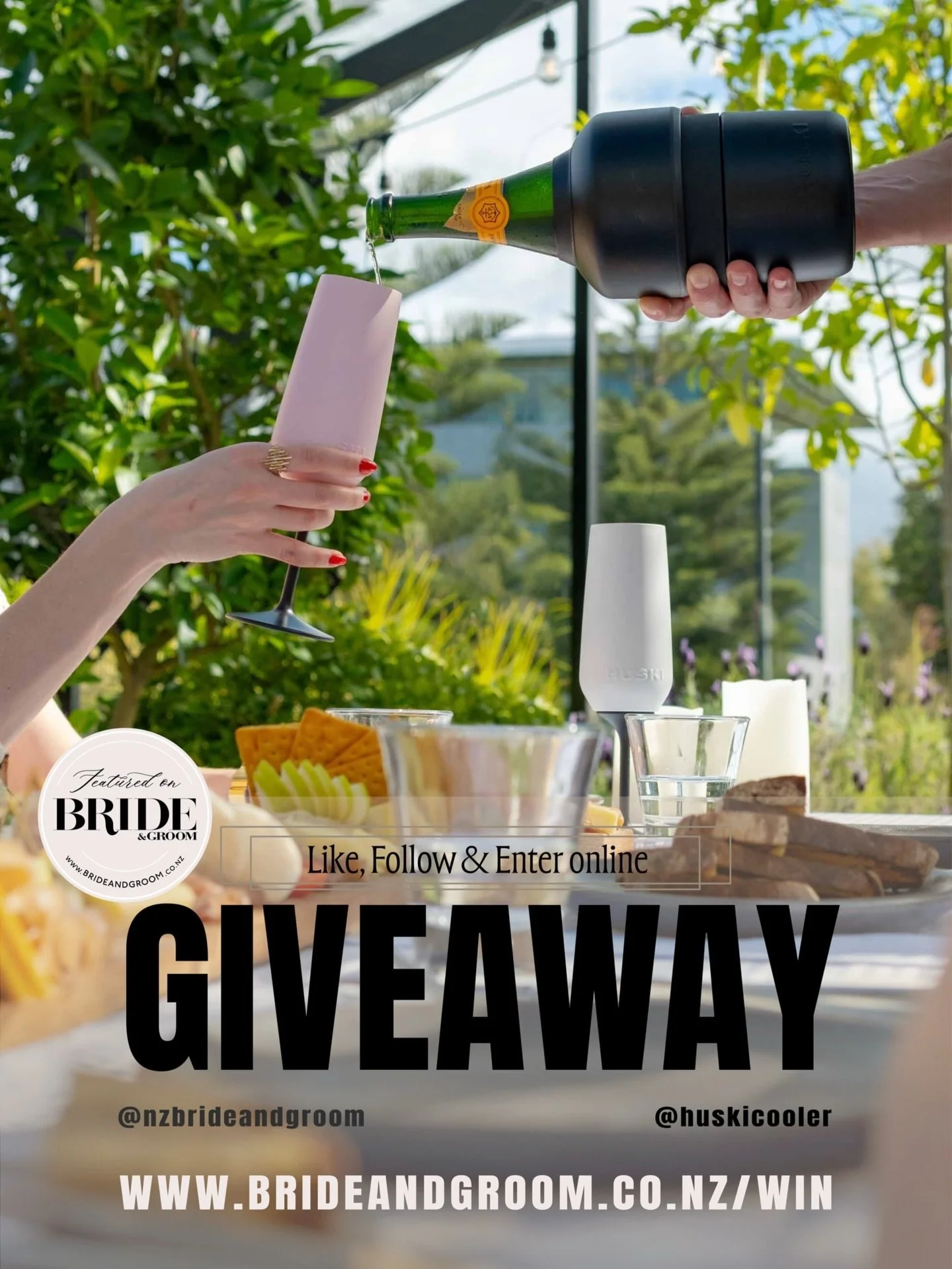 WIN // GIVEAWAY ALERT ✨🥂 We&rsquo;ve partnered with the award-winning New Zealand brand @huskicooler to give two lucky winners a luxurious set of their premium, triple-insulated coolers. This is the ideal gift for weddings or engagements, or a wonde