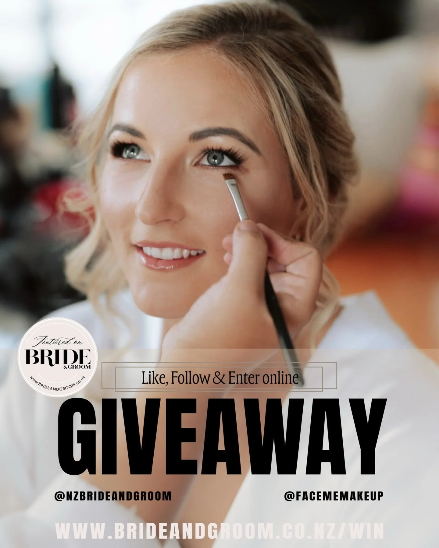WIN 🤍 GIVEAWAY ALERT // You&rsquo;ve got the theme, the stunning dress, and the perfect venue &mdash; now let&rsquo;s make sure your bridal look is just as unforgettable. The experienced team at @facememakeup &amp; hair will create your perfect look