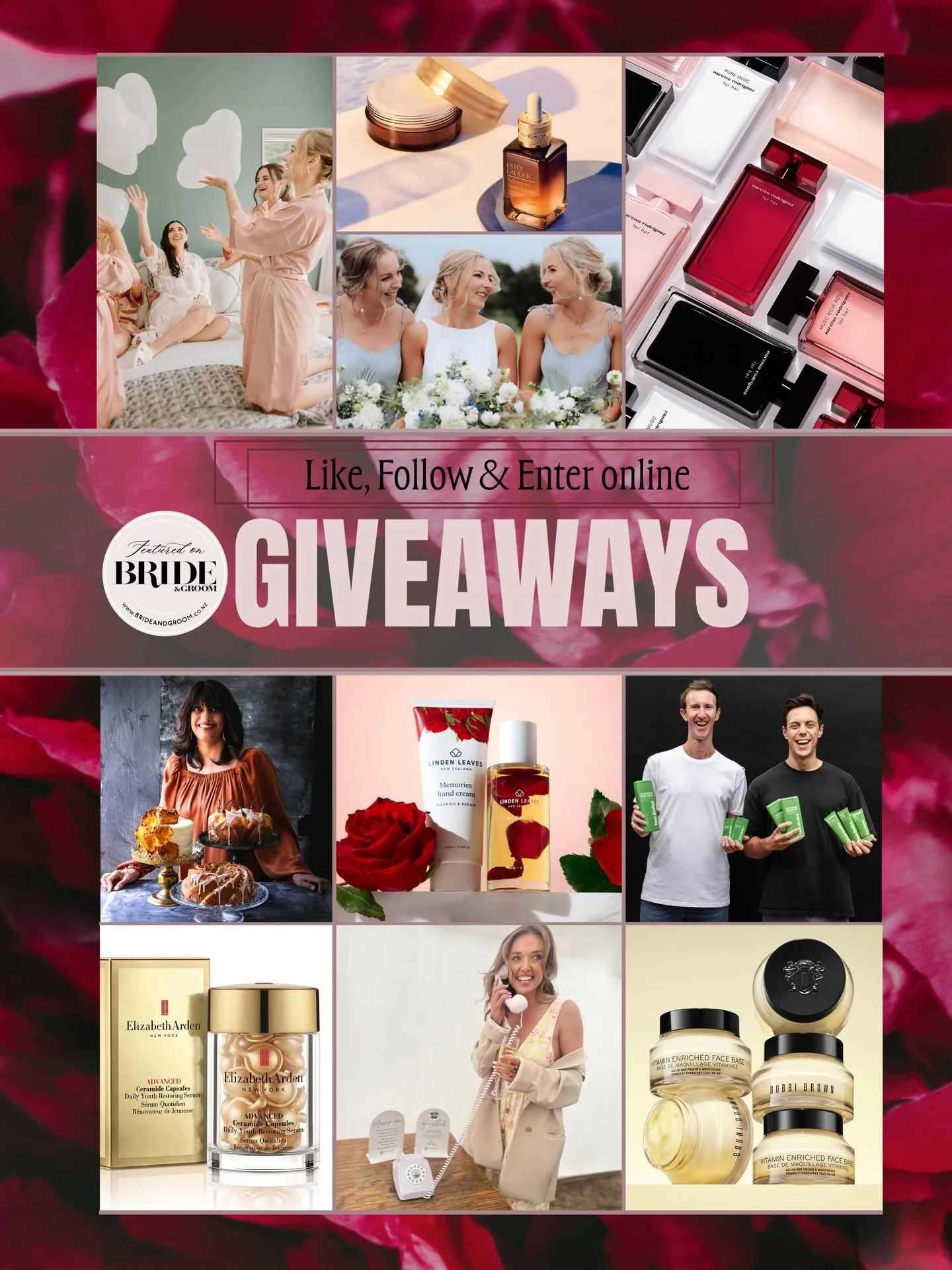 🎉 LAST CHANCE // WIN GIVEAWAYS ✨&hearts;️ We&rsquo;ve teamed up with incredible wedding vendors and top brands to bring you wonderful prizes &mdash; and you could be the winner 🏆
Share with family &amp; friends, follow all the accounts below, and e