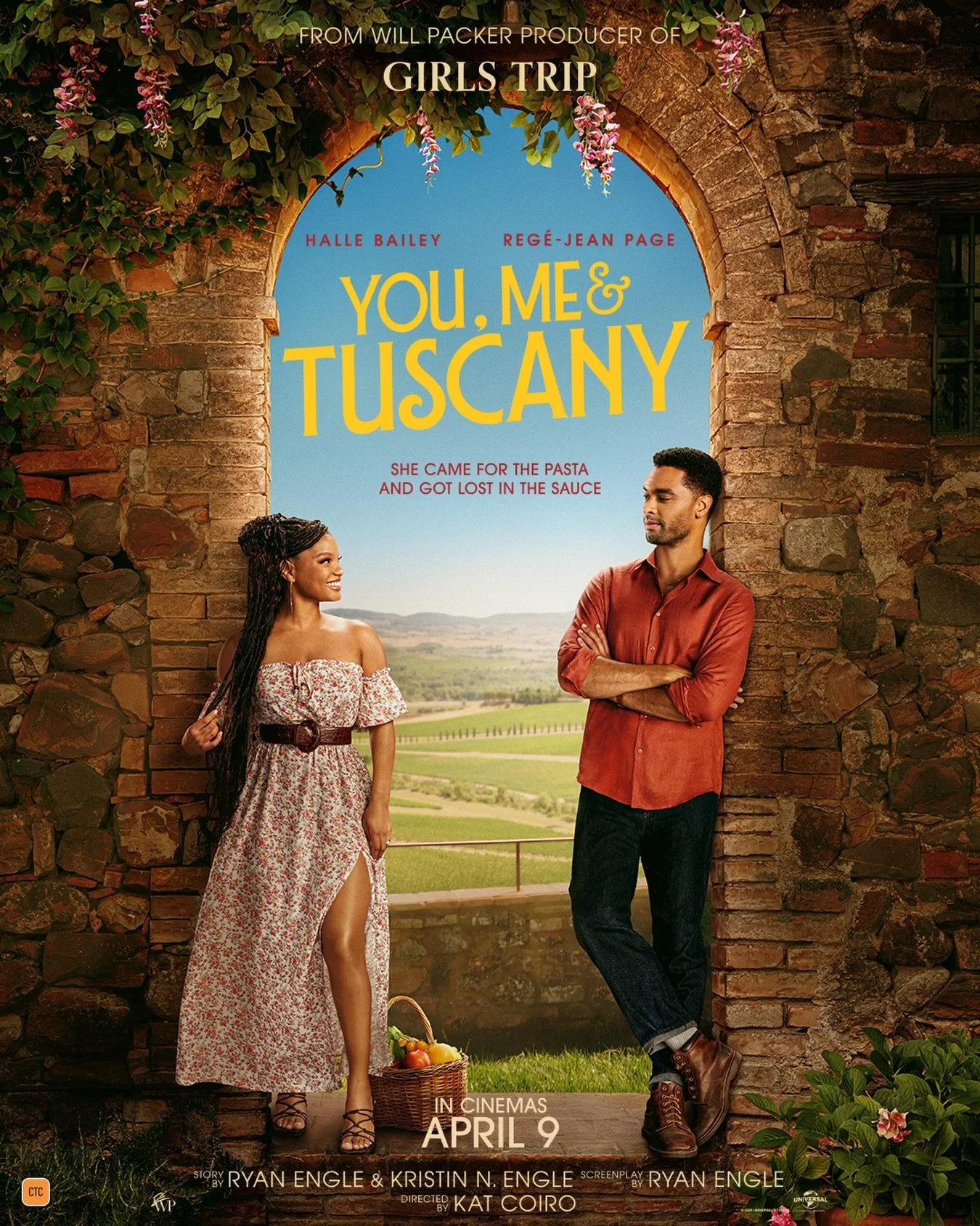 ✨ WIN // 🎬🍿NEW GIVEAWAY! Sometimes the wrong place is exactly where you&rsquo;re meant to be&hellip; Escape to Tuscany with Halle Bailey and Reg&eacute;-Jean Page in YOU, ME &amp; TUSCANY🍷🍝 Filled with romance, sun-soaked chaos and plenty of laug