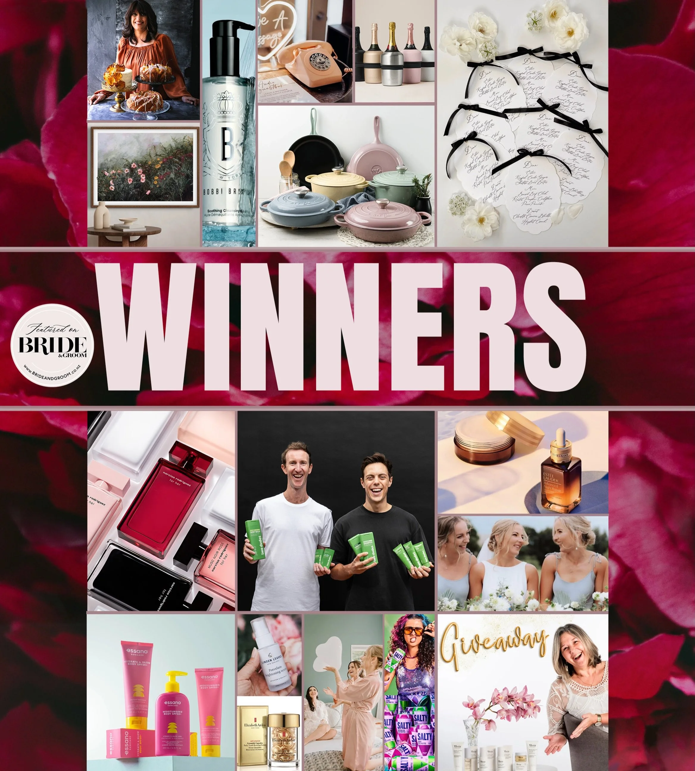 🎉 CONGRATULATIONS! // We want to extend a heartfelt thank you to our wonderful followers who took part in our online competitions and giveaways. We truly appreciate our talented vendors and leading brands for offering these fabulous prizes. 👏 We&rs
