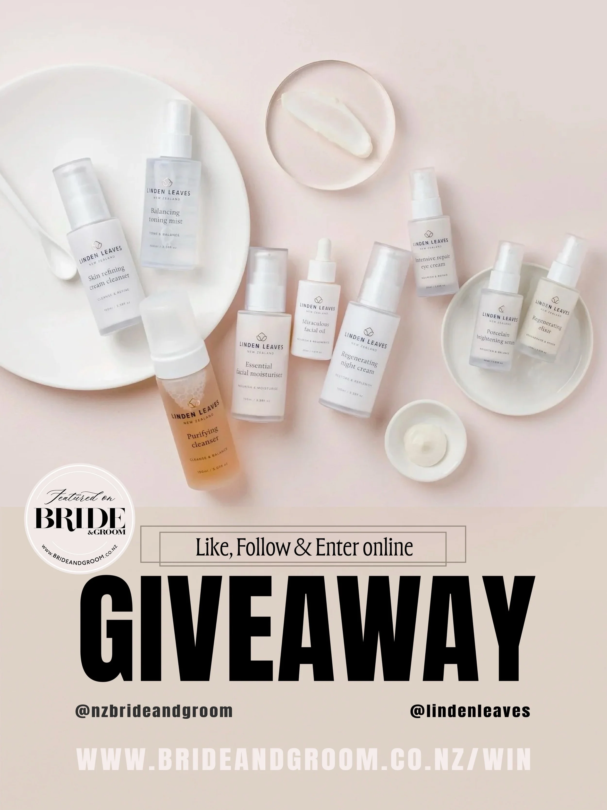WIN // NEW GIVEAWAY ✨ Join us in celebrating @lindenleaves &mdash; a New Zealand family-owned natural beauty and wellbeing brand that has been creating award-winning, premium natural skincare for over 30 years. To celebrate this milestone, we&rsquo;r