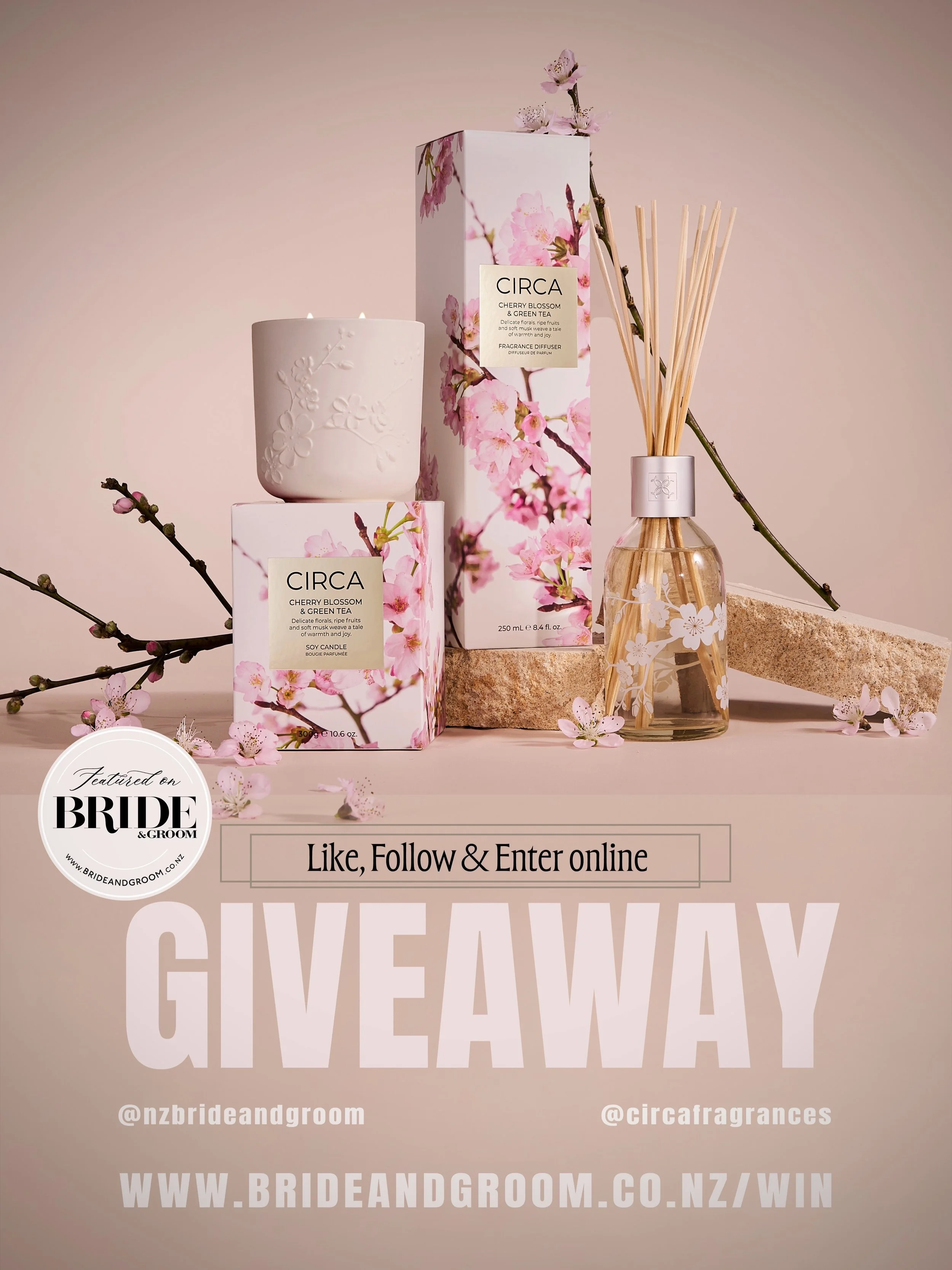 WIN // NEW GIVEAWAY ✨🌸 Whether it&rsquo;s for a bride preparing for her special day, a beloved mother figure, or simply to treat yourself, CIRCA&rsquo;s Limited-Edition Cherry Blossom &amp; Green Tea Collection promises to bring a subtle elegance an