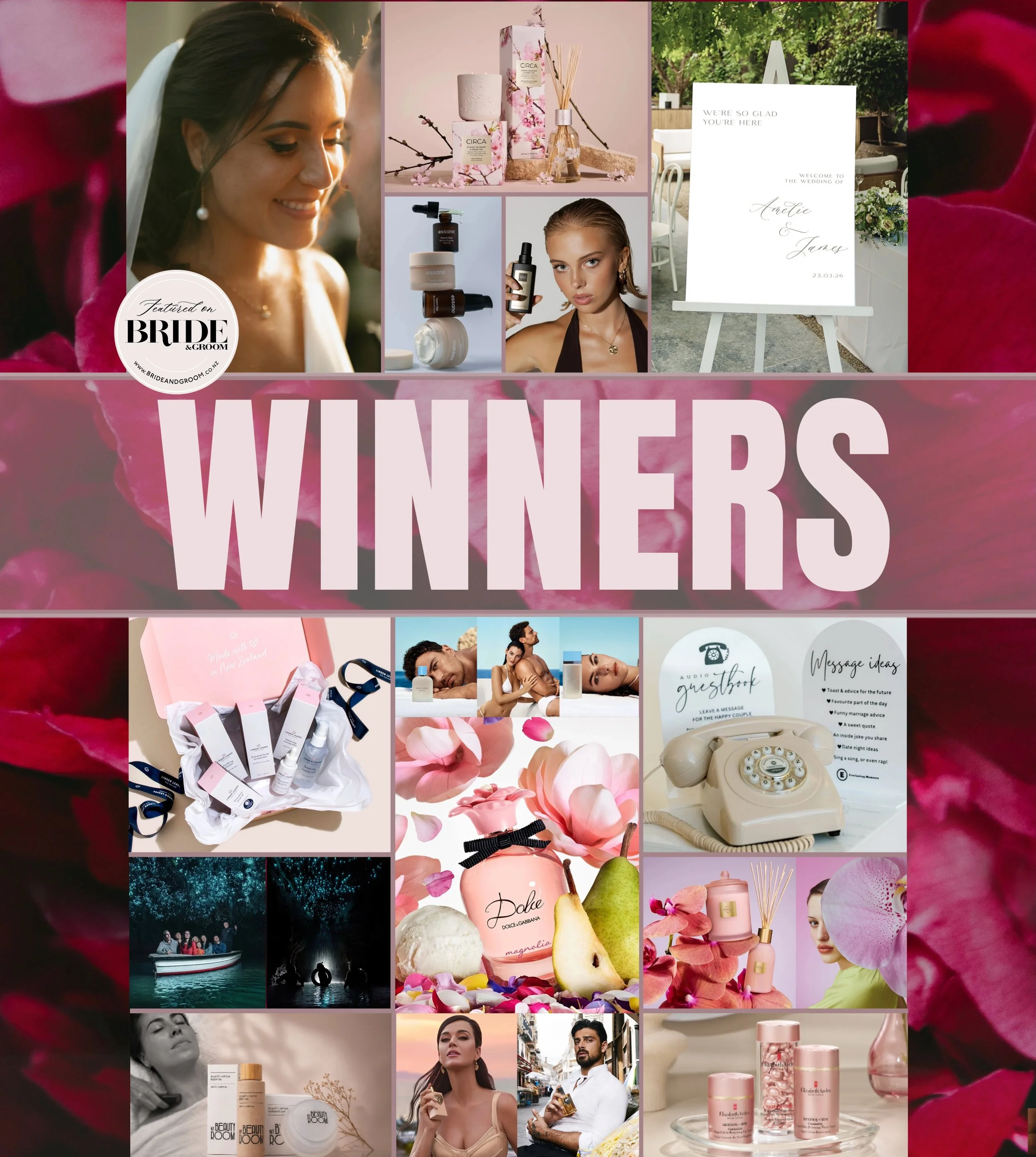 🎉 CONGRATULATIONS! // We want to extend a heartfelt thank you to our wonderful followers who took part in our online competitions and giveaways. We truly appreciate our talented vendors and leading brands for offering these fabulous prizes. 👏 We&rs