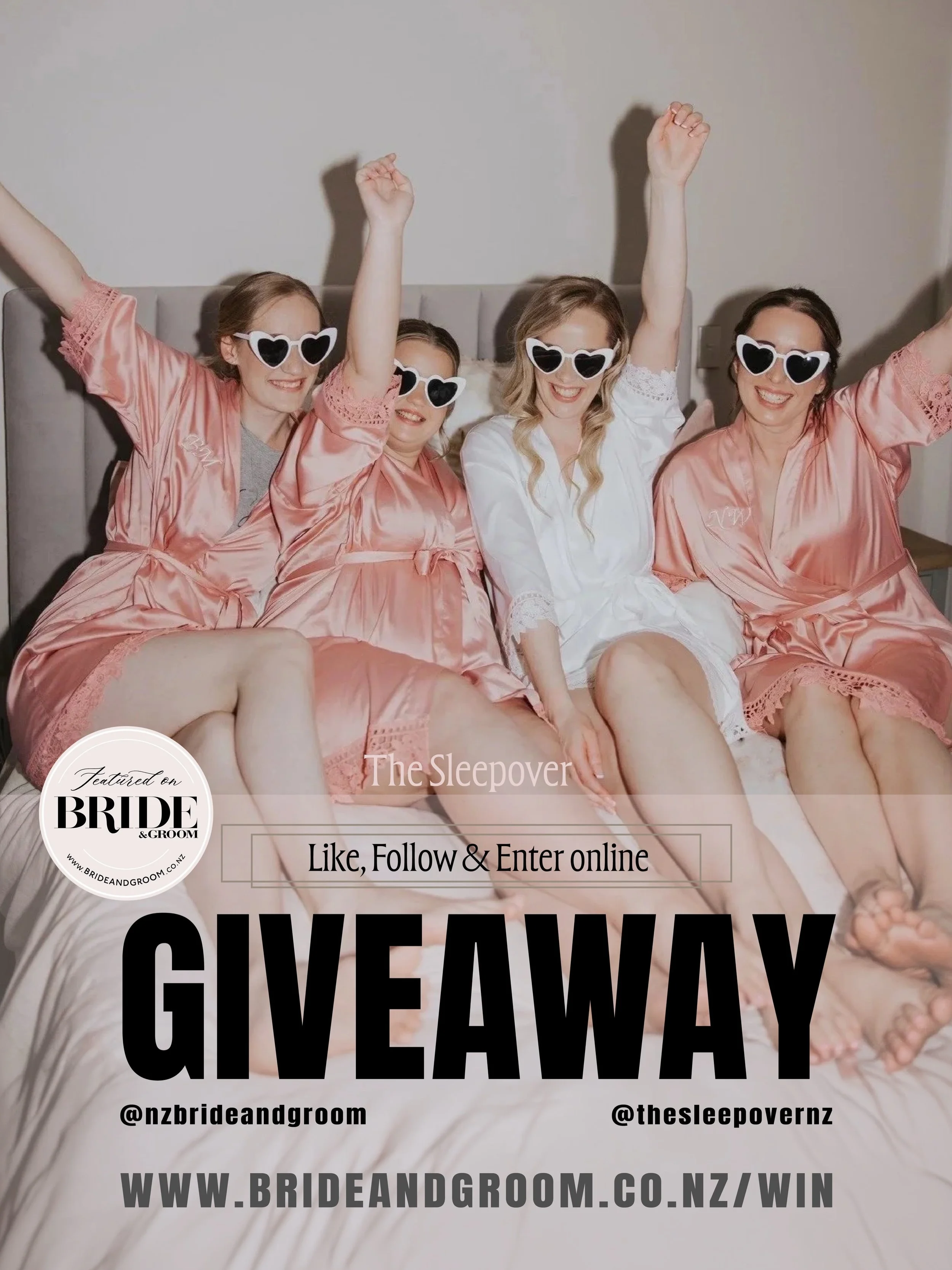 WIN // NEW GIVEAWAY ✨ Make your wedding morning even more beautiful with @thesleepovernz 🤍 We have a $250 gift card to give away to spend on gorgeous bridal robes, pyjamas and accessories for you and your bridal party. Add personalised names, initia
